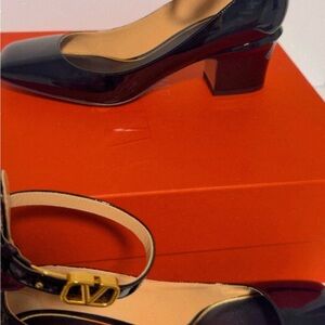 Valentino Garavani Black Patent Leather Heels